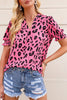 Wild Side Pink Leopard Blouse