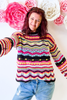 Large Knit Bell Sleeve Sweater