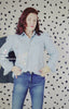 Washed Chambray Sequined Howdy Shirt