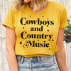 Cowboys and Country Music T-Shirt