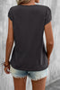Charcoal Stappy V-Neck T-Shirt
